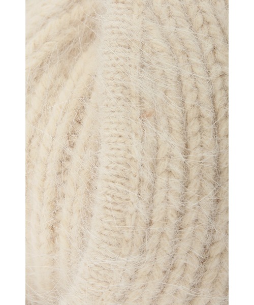 ALEXIA STAM（アリシアスタン）の「Knit Ear Flap Cap /アンゴラフライトキャップ（ニットキャップ/ビーニー・レディース・グレー/ベージュ/ブラック・FREE）」の16枚目の写真