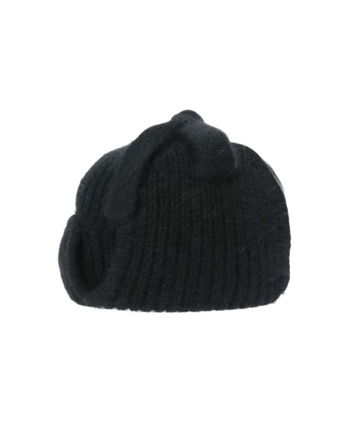 ALEXIA STAM（アリシアスタン）の「Knit Ear Flap Cap /アンゴラフライトキャップ（ニットキャップ/ビーニー・レディース・グレー/ベージュ/ブラック・FREE）」の19枚目の写真