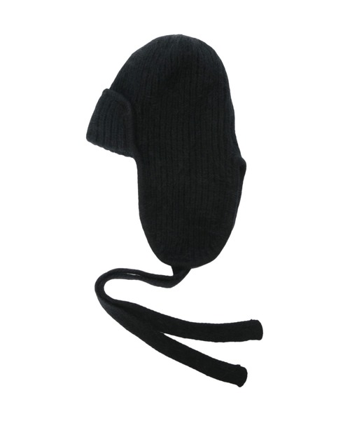 ALEXIA STAM（アリシアスタン）の「Knit Ear Flap Cap /アンゴラフライトキャップ（ニットキャップ/ビーニー・レディース・グレー/ベージュ/ブラック・FREE）」の10枚目の写真