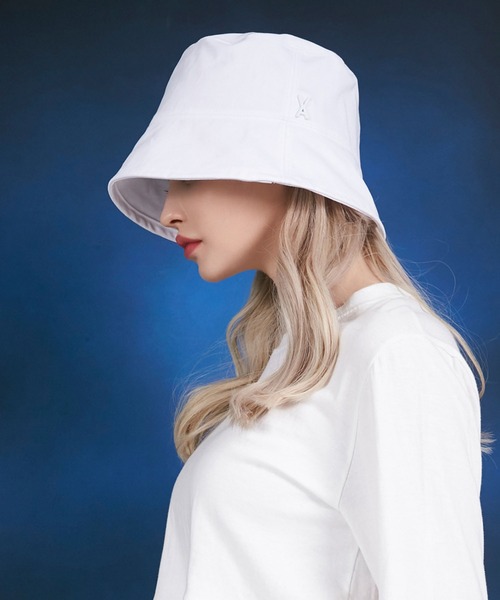 VARZAR（バザール）の「【VARZAR/バザール】Stud drop over fit bucket hat/スタッド ドロップ オーバーフィット バケットハット（ハット・レディース・ホワイト/ブラック/グレー/ベージュ・FREE）」の14枚目の写真