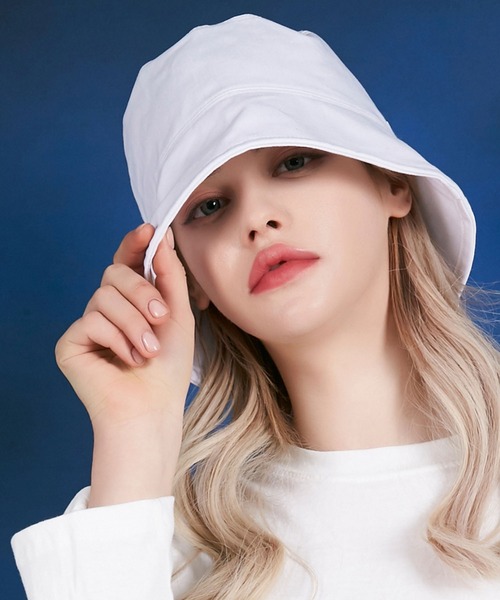 VARZAR（バザール）の「【VARZAR/バザール】Stud drop over fit bucket hat/スタッド ドロップ オーバーフィット バケットハット（ハット・レディース・ホワイト/ブラック/グレー/ベージュ・FREE）」の21枚目の写真