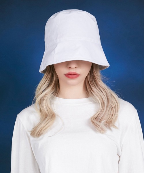 VARZAR（バザール）の「【VARZAR/バザール】Stud drop over fit bucket hat/スタッド ドロップ オーバーフィット バケットハット（ハット・レディース・ホワイト/ブラック/グレー/ベージュ・FREE）」の17枚目の写真