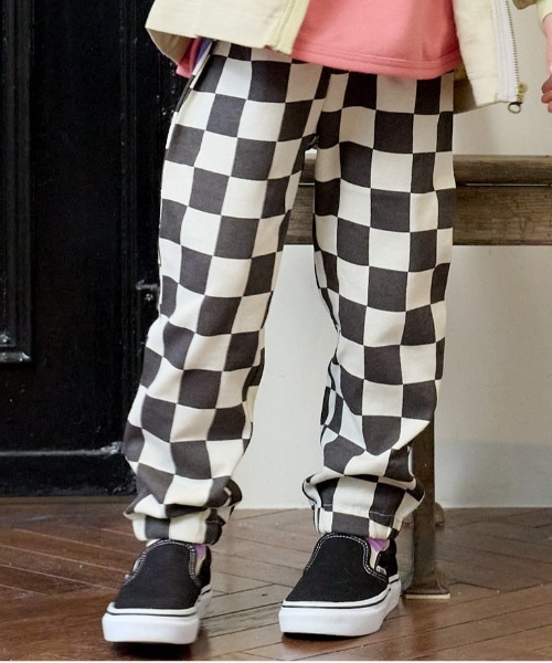 Life Support Products（ライフサポートプロダクツ）の「ミニウラケスウェットパンツ（80～150cm）（スウェットパンツ・キッズ・サンドベージュ/グリーン/イエロー/チャコール/ピンク/チェック/ブルー/ストライプ/ブラウン系その他/グレー系その他・110/120/130/140/90/150/95/100/80）」の10枚目の写真