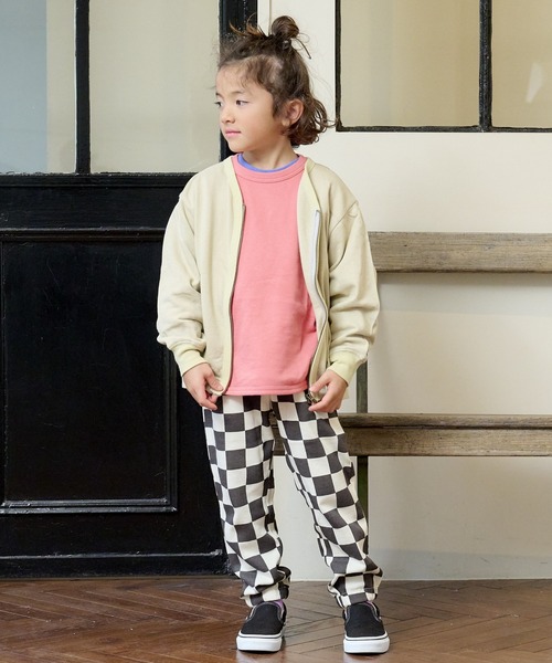 Life Support Products（ライフサポートプロダクツ）の「ミニウラケスウェットパンツ（80～150cm）（スウェットパンツ・キッズ・サンドベージュ/グリーン/イエロー/チャコール/ピンク/チェック/ブルー/ストライプ/ブラウン系その他/グレー系その他・110/120/130/140/90/150/95/100/80）」の17枚目の写真