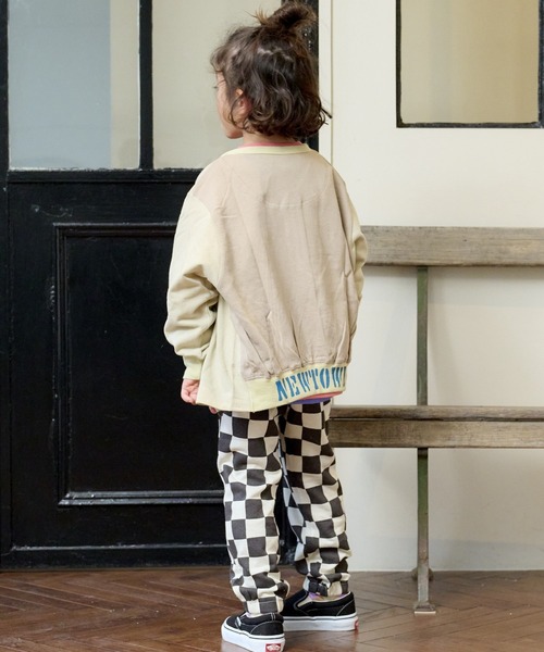 Life Support Products（ライフサポートプロダクツ）の「ミニウラケスウェットパンツ（80～150cm）（スウェットパンツ・キッズ・サンドベージュ/グリーン/イエロー/チャコール/ピンク/チェック/ブルー/ストライプ/ブラウン系その他/グレー系その他・110/120/130/140/90/150/95/100/80）」の18枚目の写真