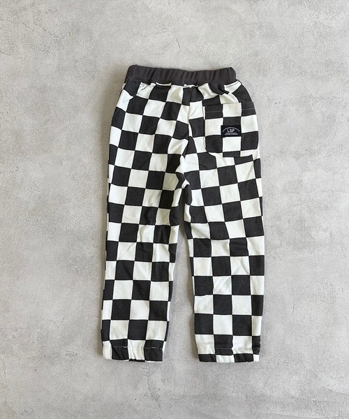 Life Support Products（ライフサポートプロダクツ）の「ミニウラケスウェットパンツ（80～150cm）（スウェットパンツ・キッズ・サンドベージュ/グリーン/イエロー/チャコール/ピンク/チェック/ブルー/ストライプ/ブラウン系その他/グレー系その他・110/120/130/140/90/150/95/100/80）」の13枚目の写真