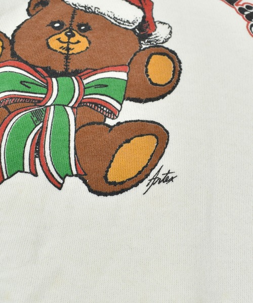VINTAGE(ヴィンテージ)の「【ヴィンテージ古着】80's Beary Christmas プリント クルーネックスウェット クリスマス USA製(スウェット・メンズ・ホワイト・LARGE)」の16枚目の写真