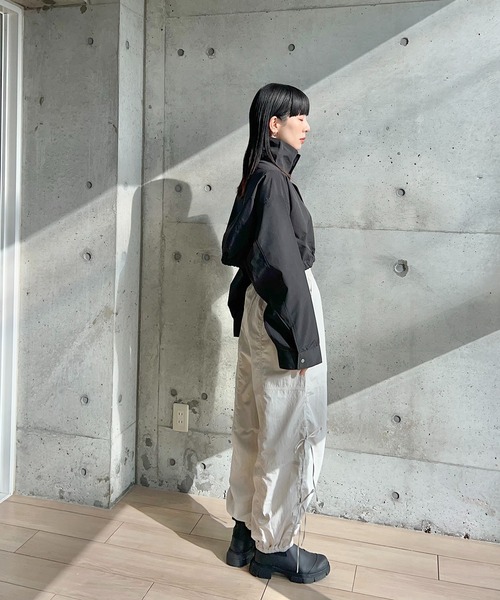 y/m by RIKA（イムバイリカ）の「タフタサイドリボンパンツ（その他パンツ・レディース・ブラック/アイボリー・FREE）」の16枚目の写真