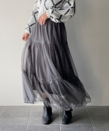 NOMAE | ティアードチュールスカート(スカート)