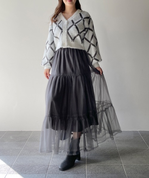 one way（ワンウェイ）の「【2024S/S】ティアードチュールスカート（スカート）」 - WEAR