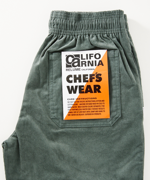 JOURNAL STANDARD relume（ジャーナルスタンダード　レリューム）の「CALIFORNIA シェフパンツ コーデュロイ（その他パンツ・メンズ・ライトグレー/ライトグリーン/ブラック/ブラウン/スカイブルー・SMALL/MEDIUM/LARGE/X-LARGE）」の5枚目の写真