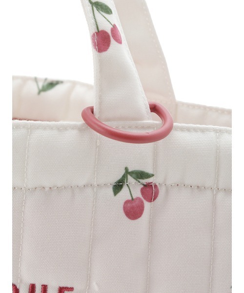 gelato pique（ジェラートピケ）の「【KIDS】【販路限定商品】レッスンバッグ（トートバッグ・キッズ・ベージュ/レッド・FREE）」の11枚目の写真