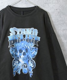 Ritzy（リッツィー）の「裏毛ピグメント プリントクルー レディース メンズ（スウェット）」