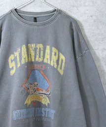 Ritzy（リッツィー）の「裏毛ピグメント プリントクルー レディース メンズ（スウェット）」