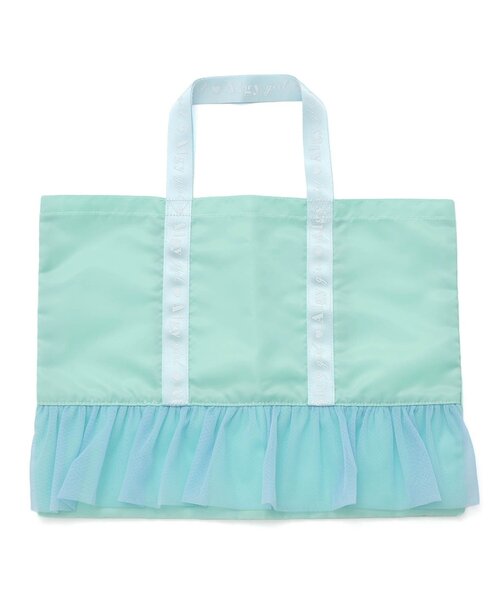 algy(アルジー)の「チュールレッスンバッグ(トートバッグ・キッズ・ラベンダー/ミント・FREE)」の2枚目の写真