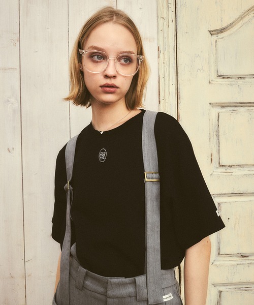 RUBY AND YOU（ルビーアンドユー）の「RUBYオーバルロゴＴシャツ（Tシャツ/カットソー・レディース・ベージュ系その他/オフホワイト/ブラック・FREE）」の3枚目の写真