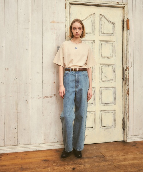 RUBY AND YOU（ルビーアンドユー）の「RUBYオーバルロゴＴシャツ（Tシャツ/カットソー・レディース・ベージュ系その他/オフホワイト/ブラック・FREE）」の16枚目の写真