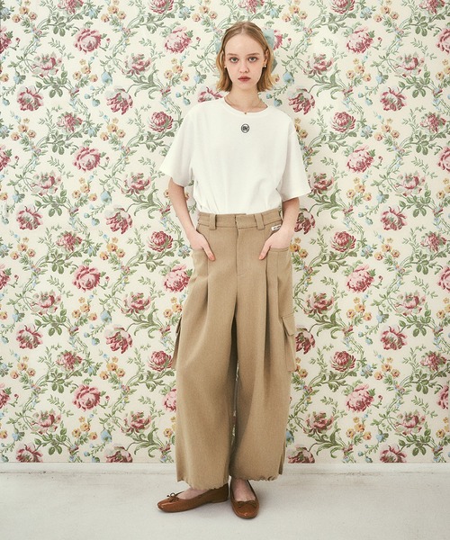 RUBY AND YOU（ルビーアンドユー）の「RUBYオーバルロゴＴシャツ（Tシャツ/カットソー・レディース・ベージュ系その他/オフホワイト/ブラック・FREE）」の17枚目の写真