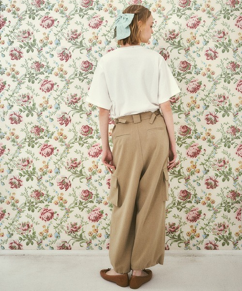 RUBY AND YOU（ルビーアンドユー）の「RUBYオーバルロゴＴシャツ（Tシャツ/カットソー・レディース・ベージュ系その他/オフホワイト/ブラック・FREE）」の12枚目の写真