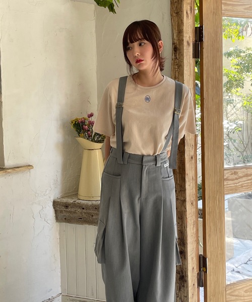 RUBY AND YOU（ルビーアンドユー）の「RUBYオーバルロゴＴシャツ（Tシャツ/カットソー・レディース・ベージュ系その他/オフホワイト/ブラック・FREE）」の21枚目の写真