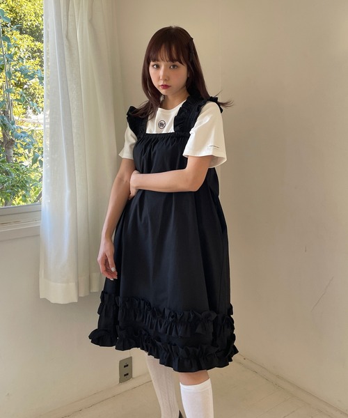 RUBY AND YOU（ルビーアンドユー）の「RUBYオーバルロゴＴシャツ（Tシャツ/カットソー・レディース・ベージュ系その他/オフホワイト/ブラック・FREE）」の18枚目の写真