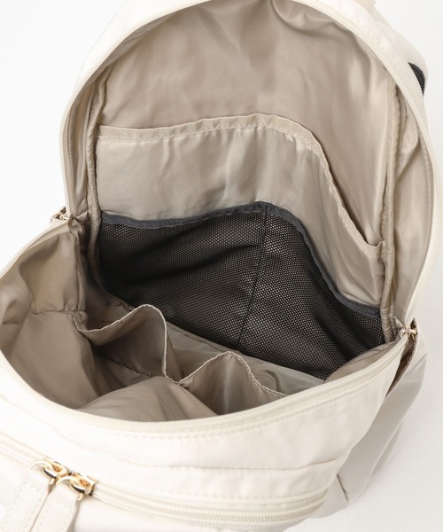Elura（エルーラ）の「ポーチいらずリュック/105156（バックパック/リュック・レディース・ブラック/ベージュ系その他・ONE SIZE）」の5枚目の写真