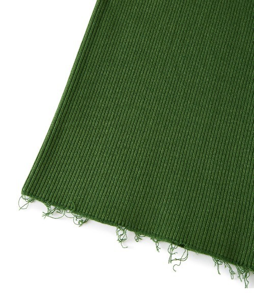 Apron Body Bag 【PERVERZE/パーバーズ】 Cotton Rib Line Bag/Green