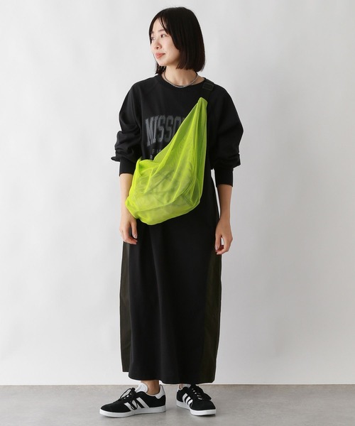 LEPSIM（レプシィム）の「切り替えロゴワンピース　108443（ワンピース・レディース・ブルー/ブラック/ベージュ・FREE）」の4枚目の写真