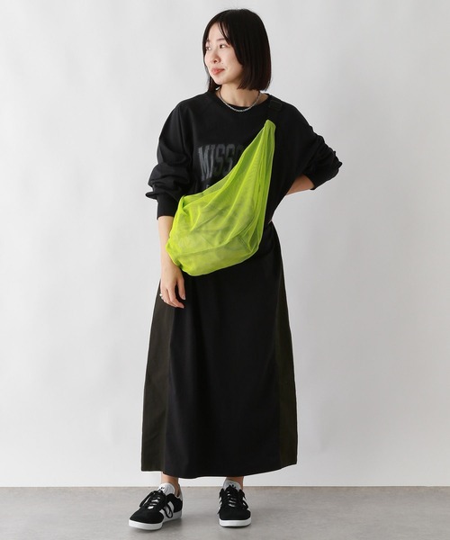 LEPSIM（レプシィム）の「切り替えロゴワンピース　108443（ワンピース・レディース・ブルー/ブラック/ベージュ・FREE）」の6枚目の写真