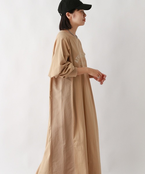 Reiページ(ワンピース) SUMMER-SALE 袖開き リボン付き ドット ワンピース le reve