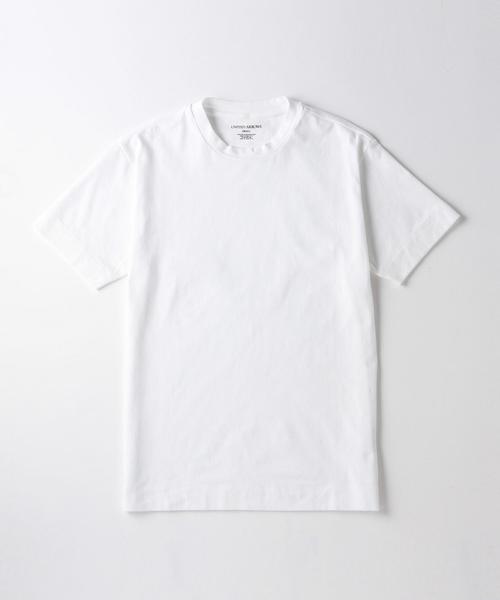 UNITED ARROWS（ユナイテッドアローズ）の「UAS コットン ポリウレタン クルーネック カットソー（UA CLOTHING MATTERS掲載商品）（OCEANS 12月号掲載商品）（Tシャツ/カットソー・メンズ・ネイビー/ホワイト/グレー/ベージュ/ブラック・MEDIUM/LARGE/X-SMALL/SMALL/X-LARGE）」の2枚目の写真