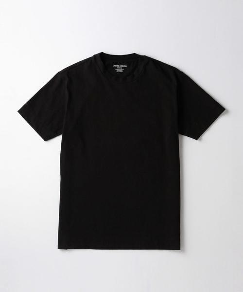 UNITED ARROWS（ユナイテッドアローズ）の「UAS コットン ポリウレタン クルーネック カットソー（UA CLOTHING MATTERS掲載商品）（OCEANS 12月号掲載商品）（Tシャツ/カットソー・メンズ・ネイビー/ホワイト/グレー/ベージュ/ブラック・MEDIUM/LARGE/X-SMALL/SMALL/X-LARGE）」の3枚目の写真