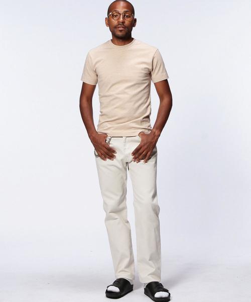 UNITED ARROWS（ユナイテッドアローズ）の「UAS コットン ポリウレタン クルーネック カットソー（UA CLOTHING MATTERS掲載商品）（OCEANS 12月号掲載商品）（Tシャツ/カットソー・メンズ・ネイビー/ホワイト/グレー/ベージュ/ブラック・MEDIUM/LARGE/X-SMALL/SMALL/X-LARGE）」の9枚目の写真