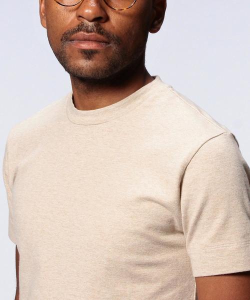 UNITED ARROWS（ユナイテッドアローズ）の「UAS コットン ポリウレタン クルーネック カットソー（UA CLOTHING MATTERS掲載商品）（OCEANS 12月号掲載商品）（Tシャツ/カットソー・メンズ・ネイビー/ホワイト/グレー/ベージュ/ブラック・MEDIUM/LARGE/X-SMALL/SMALL/X-LARGE）」の10枚目の写真