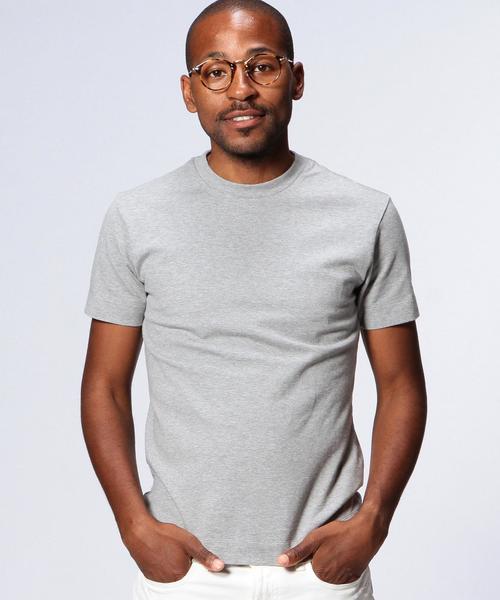 UNITED ARROWS（ユナイテッドアローズ）の「UAS コットン ポリウレタン クルーネック カットソー（UA CLOTHING MATTERS掲載商品）（OCEANS 12月号掲載商品）（Tシャツ/カットソー・メンズ・ネイビー/ホワイト/グレー/ベージュ/ブラック・MEDIUM/LARGE/X-SMALL/SMALL/X-LARGE）」の18枚目の写真