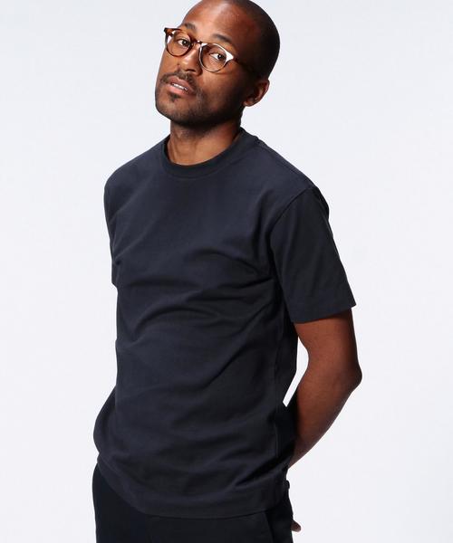 UNITED ARROWS（ユナイテッドアローズ）の「UAS コットン ポリウレタン クルーネック カットソー（UA CLOTHING MATTERS掲載商品）（OCEANS 12月号掲載商品）（Tシャツ/カットソー・メンズ・ネイビー/ホワイト/グレー/ベージュ/ブラック・MEDIUM/LARGE/X-SMALL/SMALL/X-LARGE）」の13枚目の写真