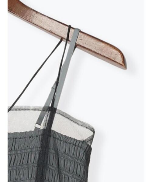 Te chichi（テチチ）の「チュールセットサテンキャミワンピース（ワンピース・レディース・チャコールグレー/ブラウン・F）」の18枚目の写真