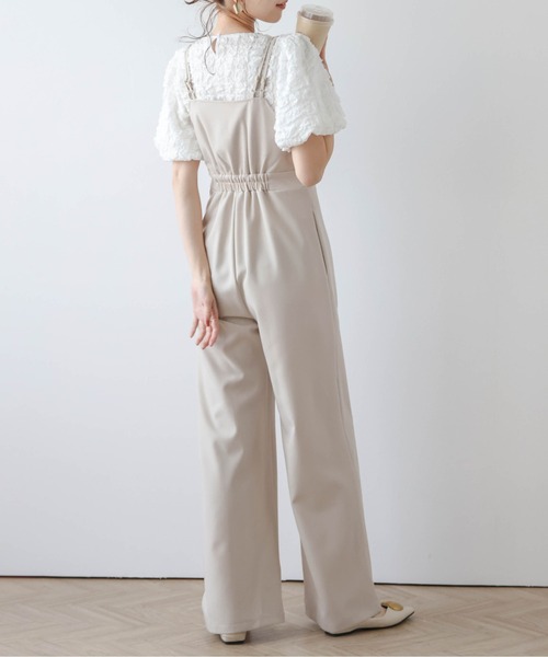 【新品】eaab ビスチェ サロペット セール】ビスチェ風サロペット（サロペット/オーバーオール