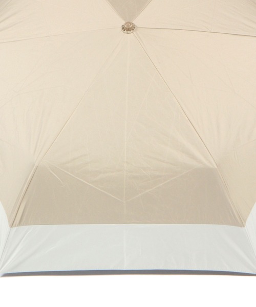 GLOBAL WORK（グローバルワーク）の「PUバイカラー晴雨折りたたみ/985586（折りたたみ傘・レディース・ベージュ/ミント/ブラック/グレー/ネイビー/オフホワイト・ONE SIZE）」の16枚目の写真