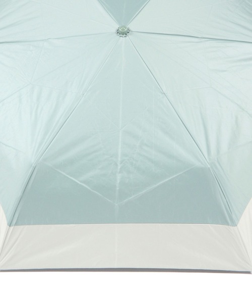 GLOBAL WORK（グローバルワーク）の「PUバイカラー晴雨折りたたみ/985586（折りたたみ傘・レディース・ベージュ/ミント/ブラック/グレー/ネイビー/オフホワイト・ONE SIZE）」の17枚目の写真