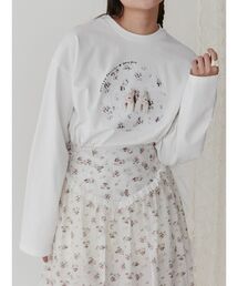 merry jenny | 【Maison terrier コラボ】お皿にならんだなかよしlong Tee(Tシャツ/カットソー)