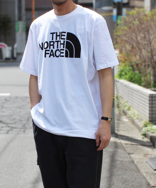THE NORTH FACE(ザノースフェイス)の「【THE NORTH FACE】ノースフェイス M S/S HALF DOME TEE ロゴTシャツ NF0A812M(Tシャツ/カットソー・メンズ・ベージュ/ホワイト/ナチュラル/ブルー/ブラック/サックスブルー/グレー・S/M/L/XL)」の1枚目の写真