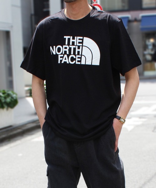 THE NORTH FACE(ザノースフェイス)の「【THE NORTH FACE】ノースフェイス M S/S HALF DOME TEE ロゴTシャツ NF0A812M(Tシャツ/カットソー・メンズ・ベージュ/ホワイト/ナチュラル/ブルー/ブラック/サックスブルー/グレー・S/M/L/XL)」の2枚目の写真