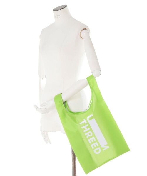 UN3D.(アンスリード)の「BI-COLOR ECO-BAG M / バイカラーエコバッグM(エコバッグ/サブバッグ・レディース・レッド/ライム/ブルー・FREE)」の17枚目の写真