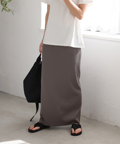 JOURNAL STANDARD（ジャーナルスタンダード）の「《追加》ハリヌキテレコロングスカート（スカート・レディース・ブラック/チャコールグレー・FREE）」の15枚目の写真