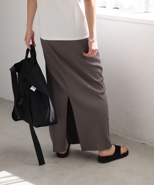 JOURNAL STANDARD（ジャーナルスタンダード）の「《追加》ハリヌキテレコロングスカート（スカート・レディース・ブラック/チャコールグレー・FREE）」の18枚目の写真