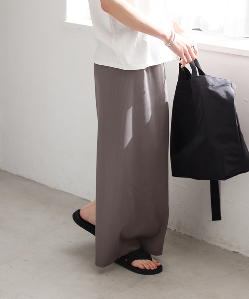 JOURNAL STANDARD（ジャーナルスタンダード）の「《追加》ハリヌキテレコロングスカート（スカート・レディース・ブラック/チャコールグレー・FREE）」の20枚目の写真