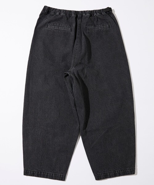 FREAK'S STORE(フリークスストア)の「ルーズフィット ウェービングベルト クロップド デニムパンツ(デニムパンツ・メンズ・ブルー/オフホワイト/ネイビー/ブラック・LARGE/MEDIUM)」の6枚目の写真