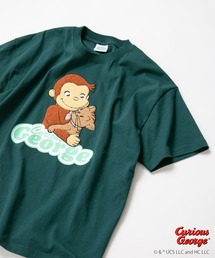 おさるのジョージ オリジナルデザインTシャツ ジョージ　ニョッキ　ドロップショルダー ビッグシルエット　ユニセックス