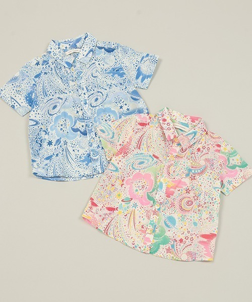SENSE OF WONDER × LOVOT リバティファブリックシャツ sense of wonder